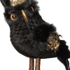 Intratuin kerstfiguur uil Tjerk zwart 10 x 9 x 14 cm