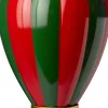 Intratuin kersthanger Aera luchtballon kerstman rood / groen met verlichting D 14,5 H 27,5 cm