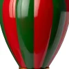 Intratuin kersthanger Aera luchtballon beer rood / groen met verlichting D 14,5 H 27,5 cm