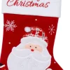 Intratuin kersthanger Asko sok rood / wit 25 x 40 cm
