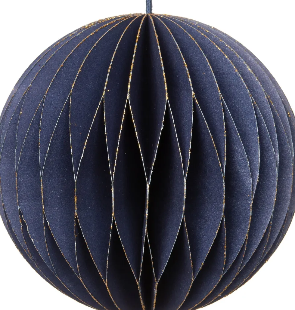 Intratuin kersthanger bal blauw D 8 cm