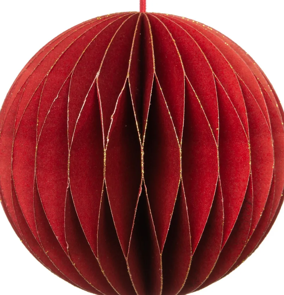 Intratuin kersthanger bal rood D 8 cm
