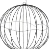 Intratuin kersthanger bol zwart met verlichting D 50 cm