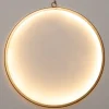 Intratuin kersthanger cirkel met LED verlichting goud D 42 cm