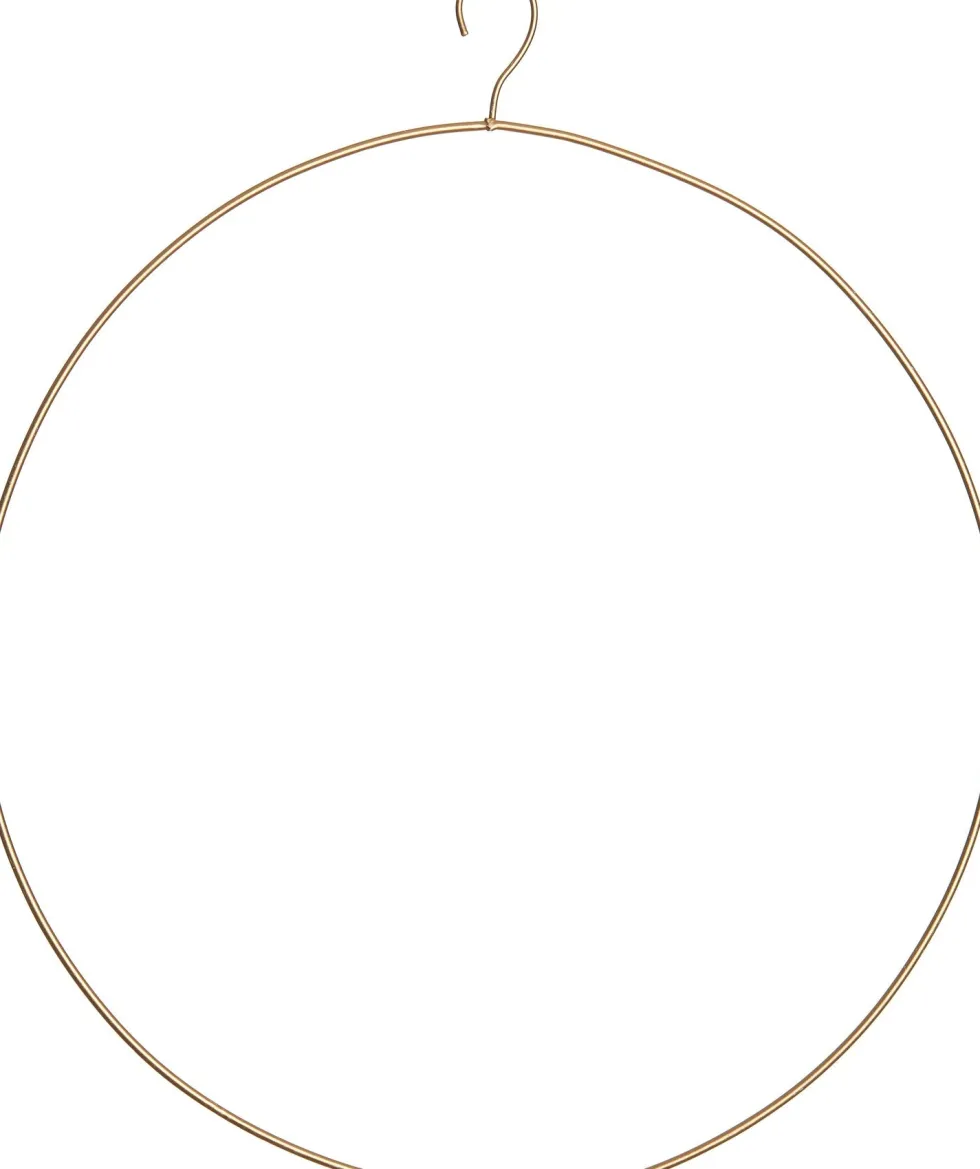 Intratuin kersthanger cirkel goud D 41,5 cm