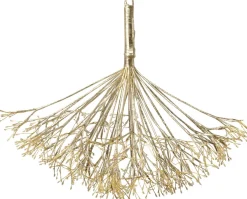 Intratuin kersthanger dandelion goud met verlichting D 55 H 55 cm