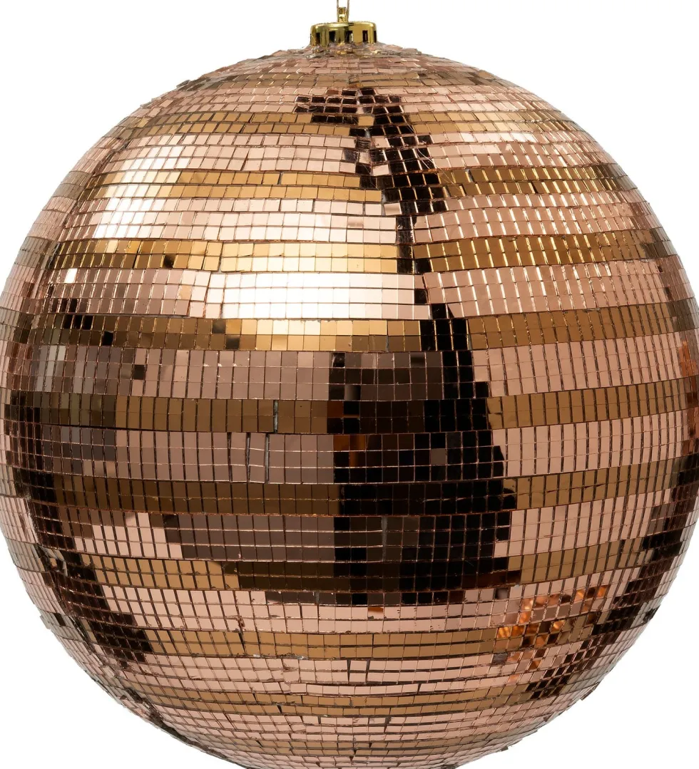 Intratuin kersthanger Disco koper / goud D 25 cm