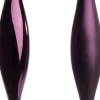 Intratuin kersthanger glaspegel mix 3,1 x 3,1 x 14,8 cm 6 stuks aubergine
