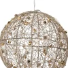 Intratuin kersthanger Helmia bal goud met verlichting D 20 H 20 cm