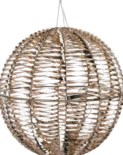 Intratuin kersthanger Iris bal goud met verlichting D 60 H 60 cm