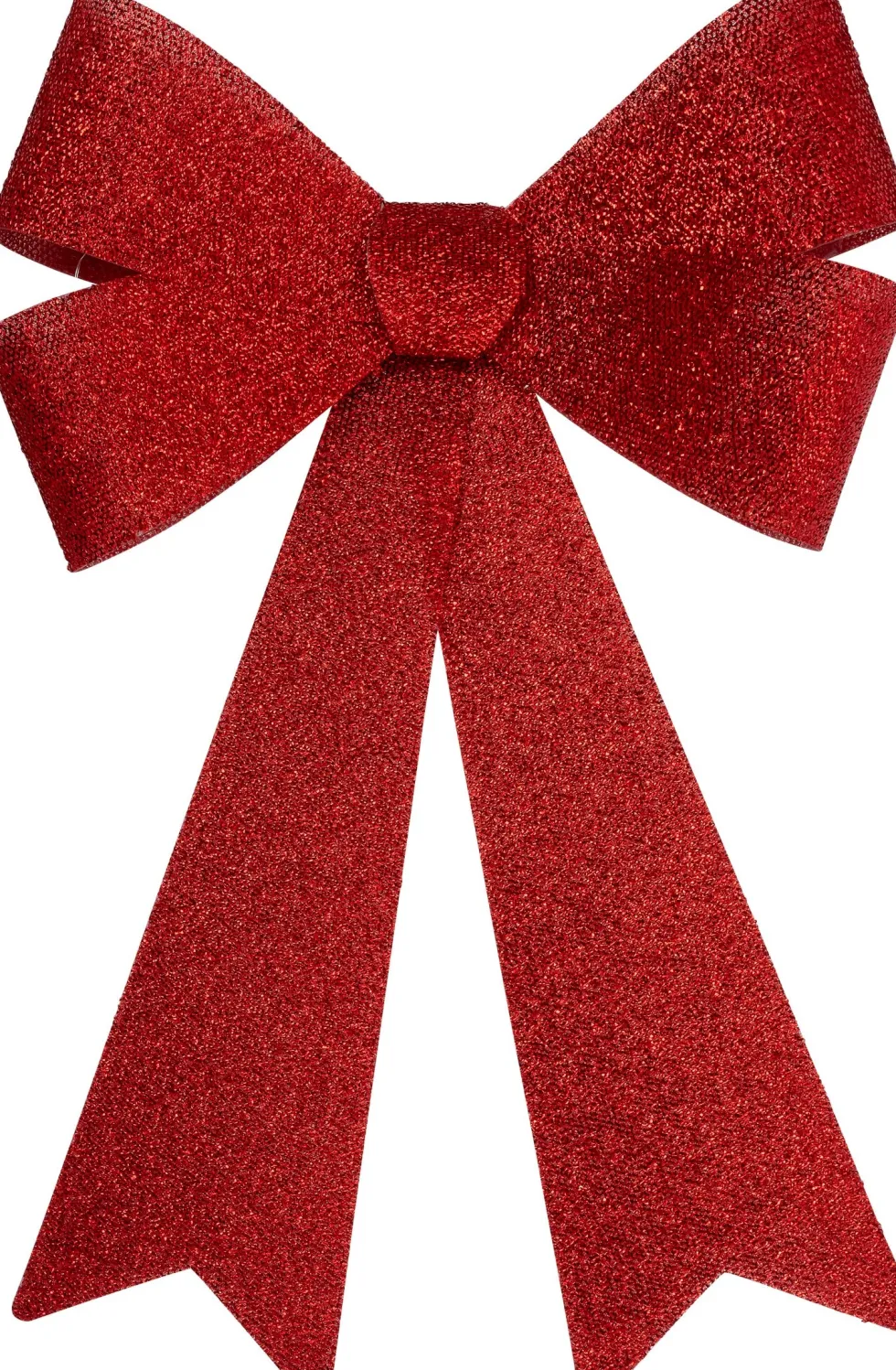 Intratuin kersthanger Liora strik rood met verlichting 45 x 30 cm
