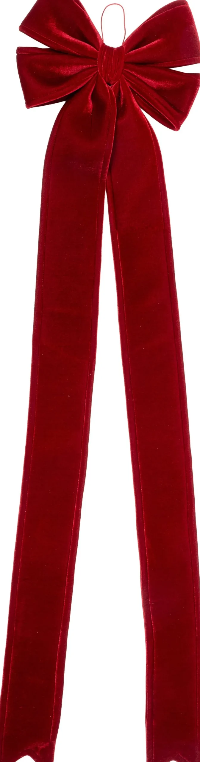 Intratuin kersthanger Lora strik bordeaux 150 x 30 cm