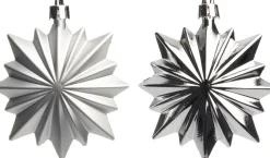 Intratuin kersthanger sneeuwvlok mix D 8,5 cm 6 stuks zilver