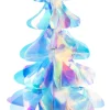 Intratuin kersthanger Tim iriserend kerstboom transparant 15 x 15 x 20 cm