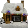 Intratuin kersthuisje besneeuwd huis 19 x 12 x 17,5 cm