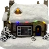 Intratuin kersthuisje besneeuwd huis 17 x 13 x 17 cm