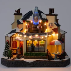 Intratuin kersthuisje bier pub 32,5 x 19,5 x 26 cm