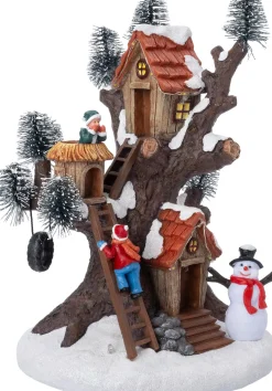 Intratuin kersthuisje boomhut 16 x 15 x 22 cm