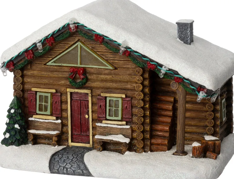 Intratuin kersthuisje boshut 18,5 x 12 x 12,5 cm