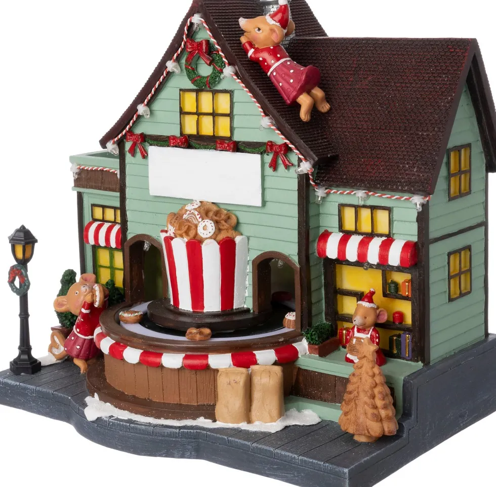 Intratuin kersthuisje cakery (cake winkel) 27,5 x 20 x 24,5 cm