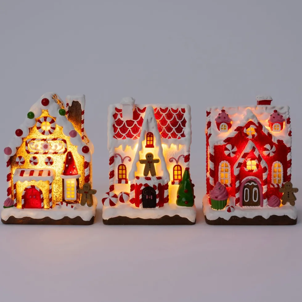 Intratuin kersthuisje Casa cupcake 9,2 x 6,3 x 12,3 cm