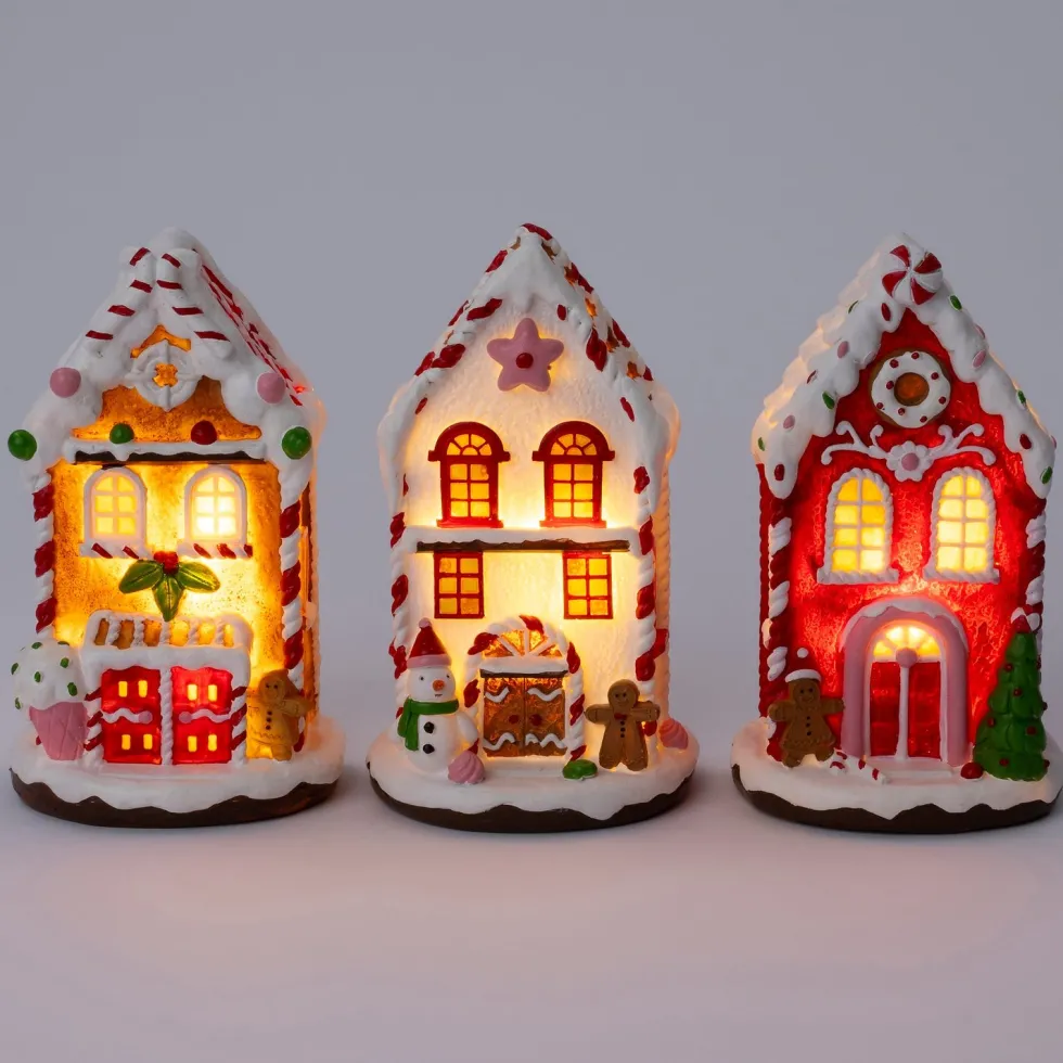 Intratuin kersthuisje Casa ijsje 9 x 6,5 x 15 cm