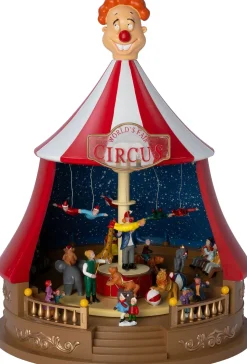 Intratuin kersthuisje circus 34 x 34 x 44 cm