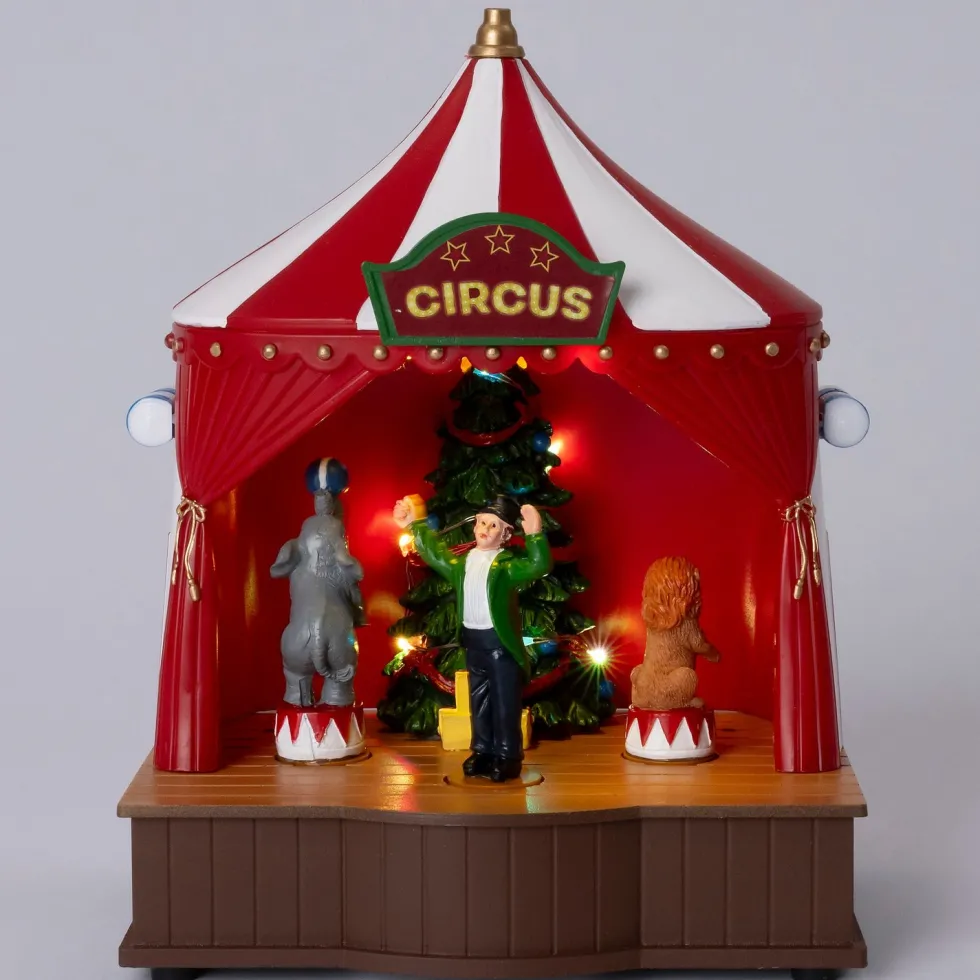 Intratuin kersthuisje circustent 15,5 x 11,7 x 20 cm