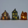 Intratuin kersthuisje Freddy bruin 15,3 x 9,4 x 13,5 cm