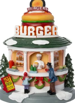 Intratuin kersthuisje hamburgerwinkel 15 x 15 x 18,5 cm