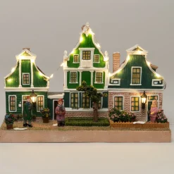 Intratuin kersthuisje Hollands 26 x 11 x 17,5 cm