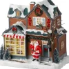 Intratuin kersthuisje huis kerstman 18 x 11,5 x 17 cm