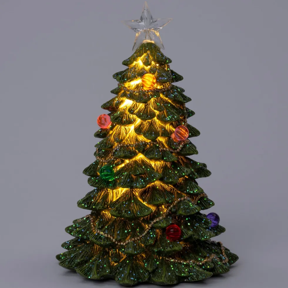 Intratuin kersthuisje kerstboom 16 x 16 x 24 cm