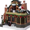 Intratuin kersthuisje koffie winkel 31,5 x 19 x 28 cm