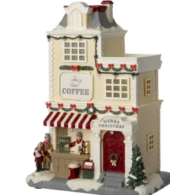 Intratuin kersthuisje koffiebar 20,5 x 13,8 x 27,5 cm