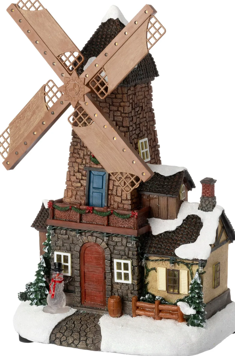 Intratuin kersthuisje molen 20,5 x 15 x 33 cm