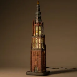 Intratuin kersthuisje Onze Lieve Vrouwetoren Amersfoort 11 x 11 x 41 cm