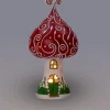 Intratuin kersthuisje paddenstoel 12 x 12,4 x 24,3 cm