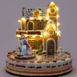 Intratuin kersthuisje peperkoekhuis 20,5 x 20,5 x 21 cm