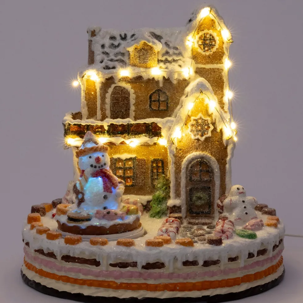 Intratuin kersthuisje peperkoekhuis 20,5 x 20,5 x 21 cm