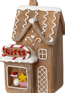 Intratuin kersthuisje Pepra peperkoek geschenkwinkel 9 x 7 x 14 cm
