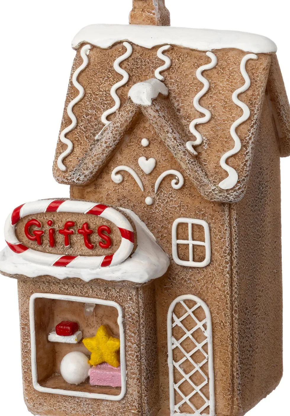 Intratuin kersthuisje Pepra peperkoek geschenkwinkel 9 x 7 x 14 cm