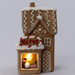 Intratuin kersthuisje Pepra peperkoek geschenkwinkel 9 x 7 x 14 cm
