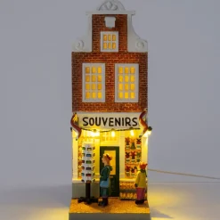 Intratuin kersthuisje souvenirswinkel 8 x 18,5 x 22,5 cm