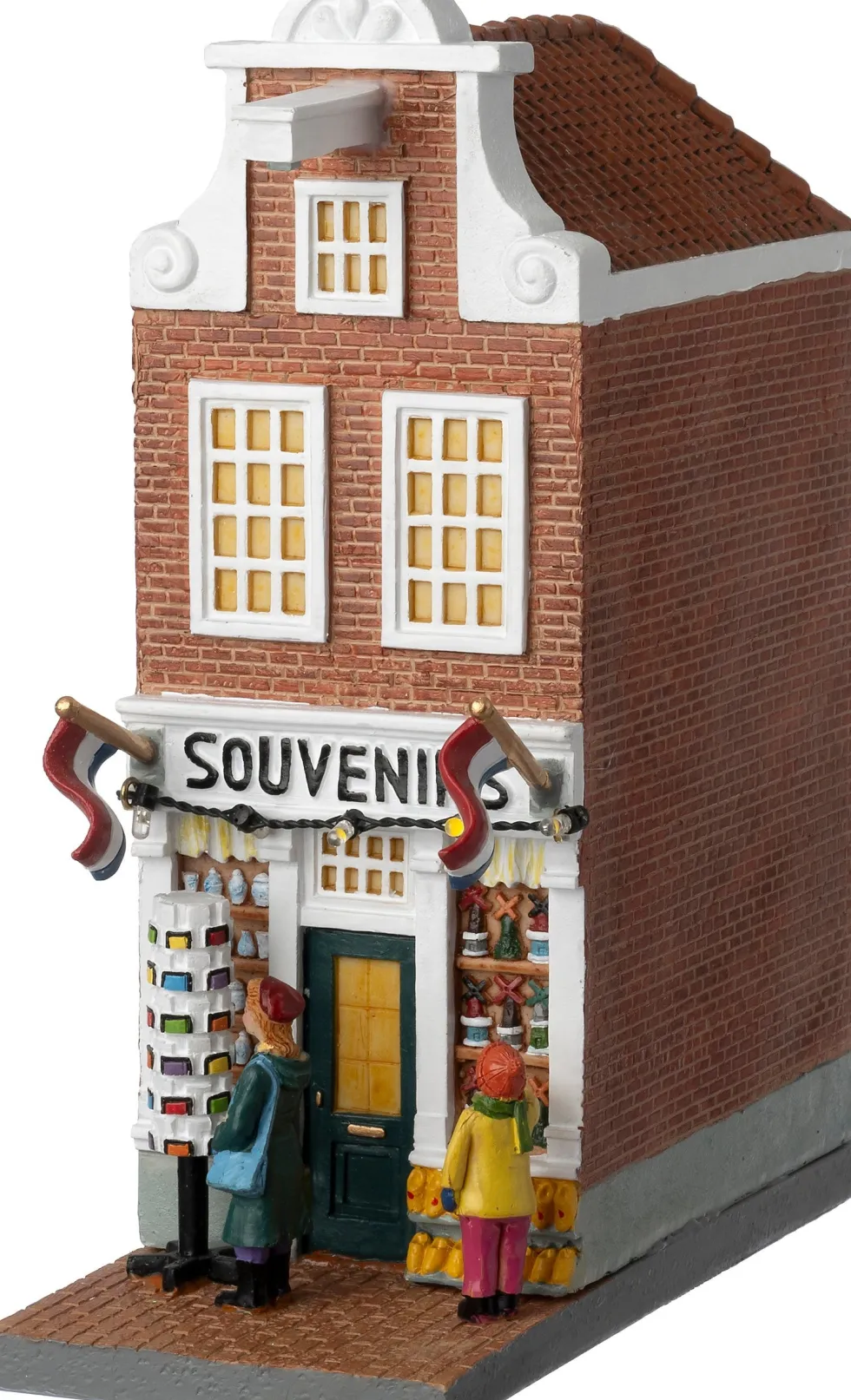 Intratuin kersthuisje souvenirswinkel 8 x 18,5 x 22,5 cm
