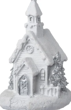 Intratuin kersthuisje Trondheim variant 12 wit 7,3 x 5,5 x 10,4 cm
