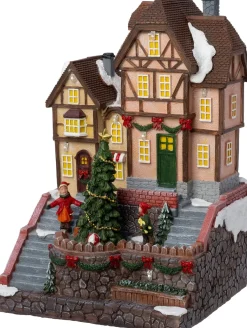 Intratuin kersthuisje villa 16 x 15,5 x 24 cm