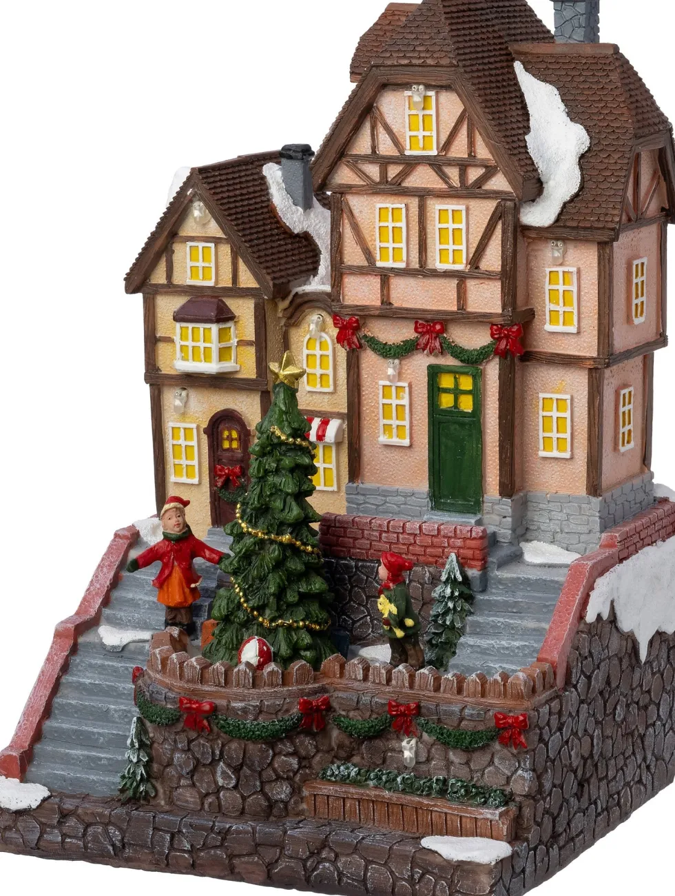 Intratuin kersthuisje villa 16 x 15,5 x 24 cm