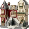 Intratuin kersthuisje villa met kerstboom 27,2 x 15,2 x 28,5 cm