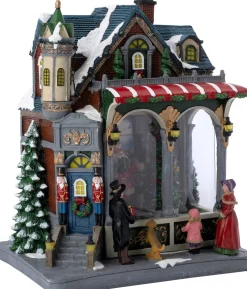 Intratuin kersthuisje winkel van kerstman 28,5 x 21 x 34,9 cm